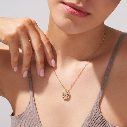 Collier cœur porte-bonheur