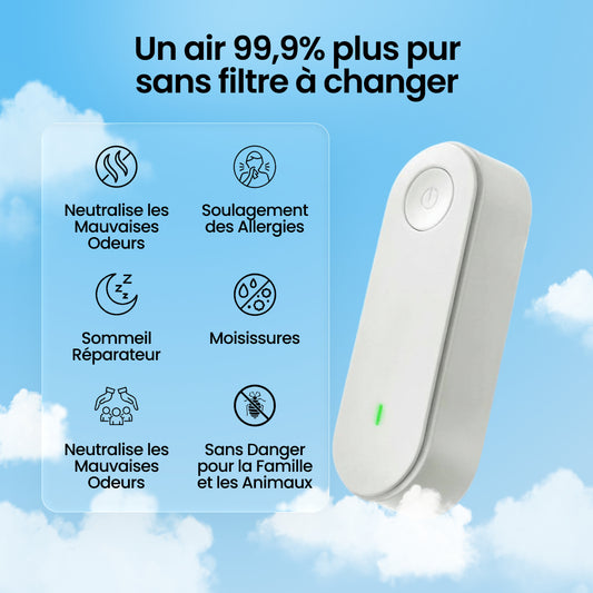 Respirez un air pur en quelques minutes