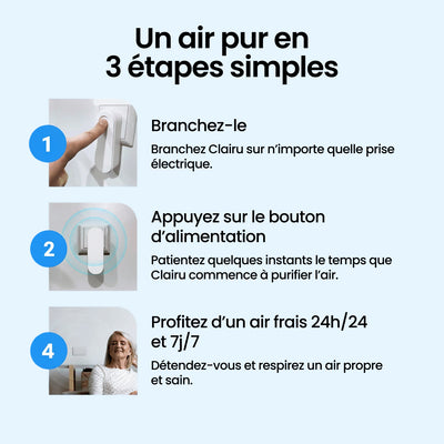 Respirez un air pur en quelques minutes