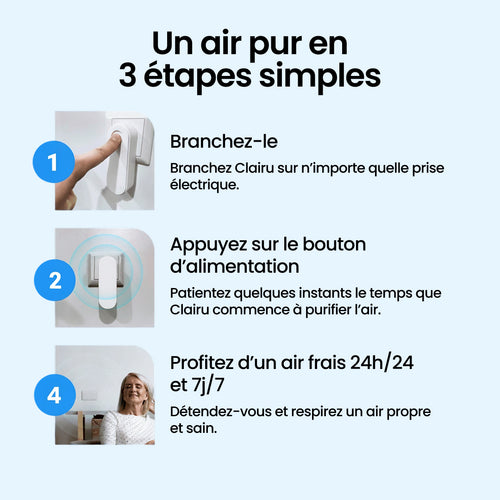 Respirez un air pur en quelques minutes