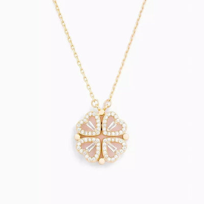 Collier cœur porte-bonheur