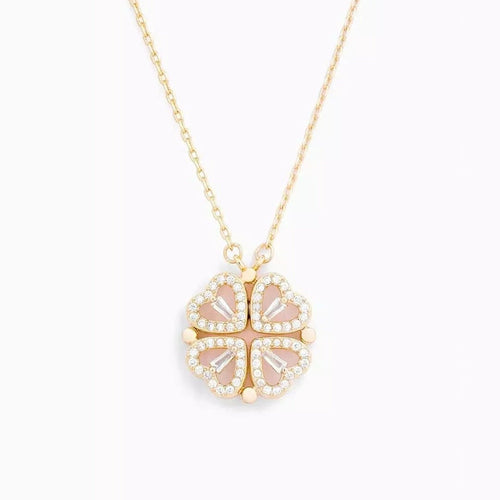 Collier cœur porte-bonheur